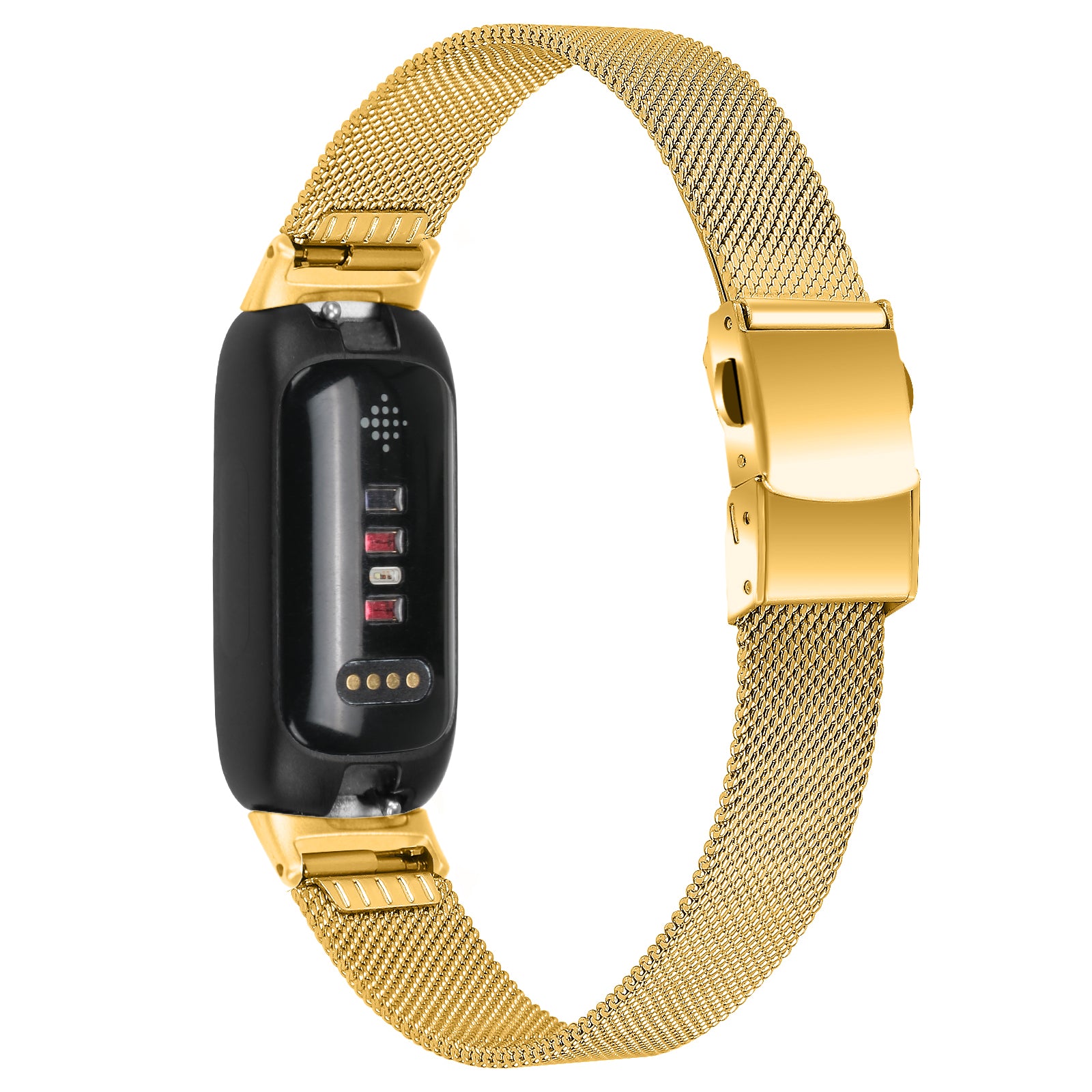 For Fitbit Inspire 3 Stainless Steel Milanese Replacement Strap Adjustable Watch Band with Buckle For Fitbit Inspire 3 Stainless Steel Milanese Replacement Strap Adjustable Watch Band with Buckle